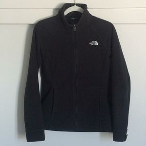 North Face black fleece jacket
